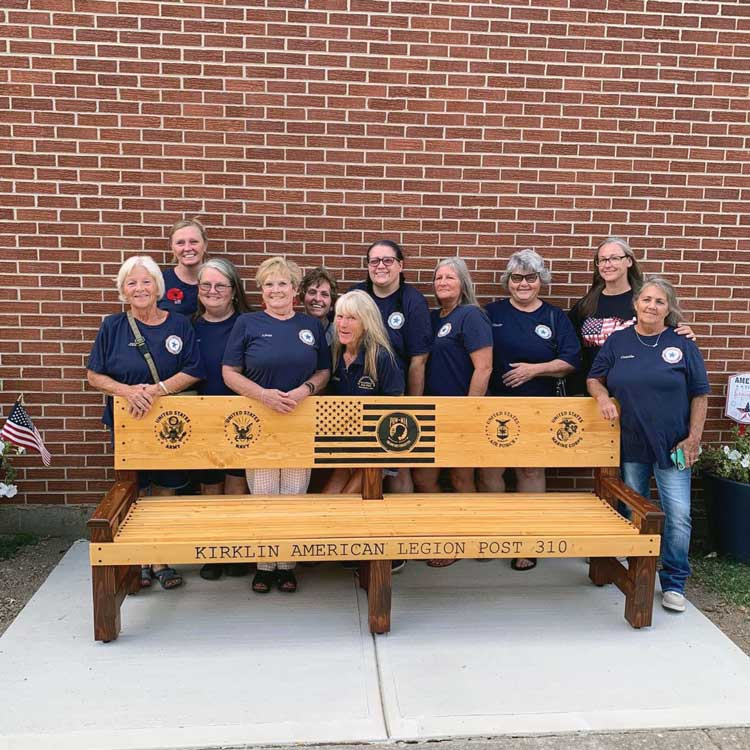Mural, bench bring positive focus to American Legion Family post